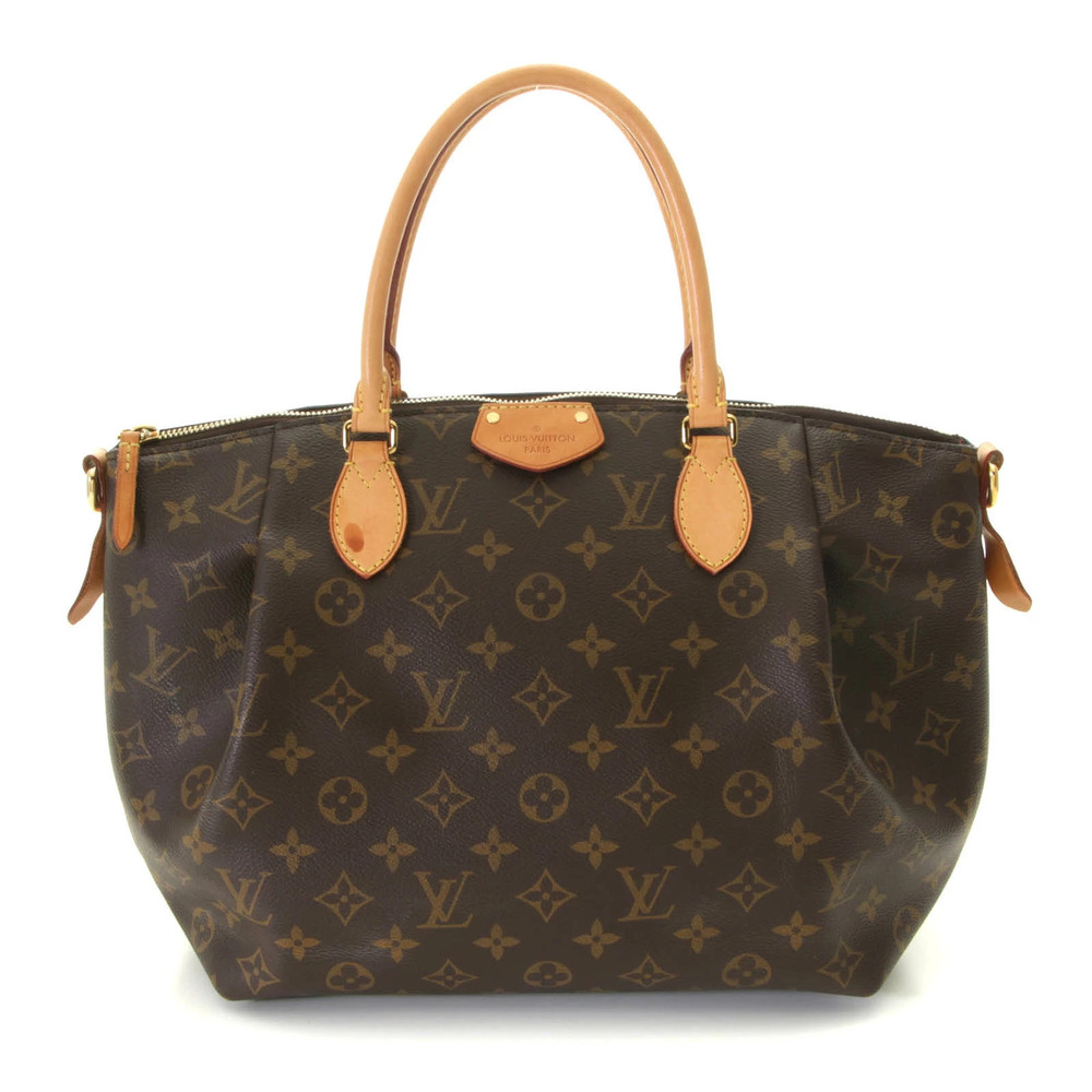 Louis Vuitton Turenne Monogram Canvas Shoulder Bag Brown
